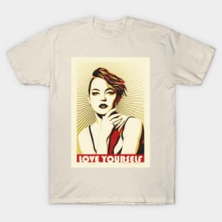 Emma Stone Obey Love Yourself T-Shirt